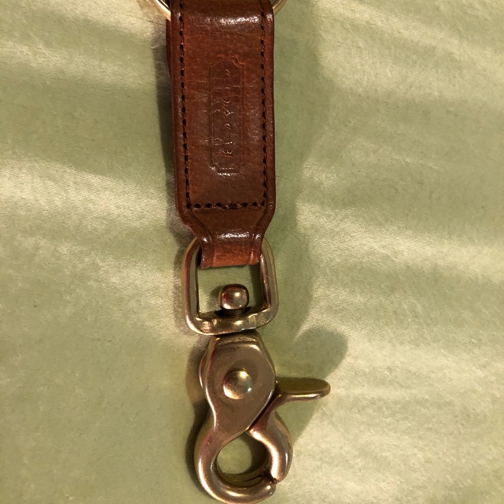 Coach valet keychain